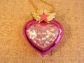 Sailor Moon Theme Song Heart Locket Brooch Prism wand toy