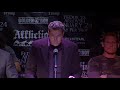 Fedor VS Arlovski Affliction Day of Reckoning LA Press Conf. 1 of 3