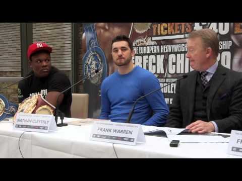 (featuring - ROCK THE BOX 3 - PRESS CONFERENCE - FEATURING CHISORA, CLEVERLY, SAUNDERS & BUGLIONI.