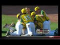 huntington beach, california defeated hamamatsu city, japan in the championship game of the 2011 little league world series by a score of 2-1. california won its' second llws championship in three years after a bases loaded single by nick pratto scored pinch-runner eric anderson. a few quick notes: the game was originally scheduled to start at 3:00 pm (edt), but was moved ahead to 12:00 noon in anticipation of hurricane/ts irene. however, because of the weather in williamsport, first pitch was pushed back to the original start time of 3:00. the consolation game, which would have been played between montana and mexico, was cancelled. second, i watched the game on espn, not abc. the reason for this is because the abc affiliate (wcvb) in my market was covering irene at the time of the game. finally, i apologize for the audio troubles following the end of the game. i do not know what caused that; it happened live. the date of this game was sunday, august 28, 2011 and was called by (the legendary) brent musburger and orel hershiser. courtesy: little league international/abc/espn
