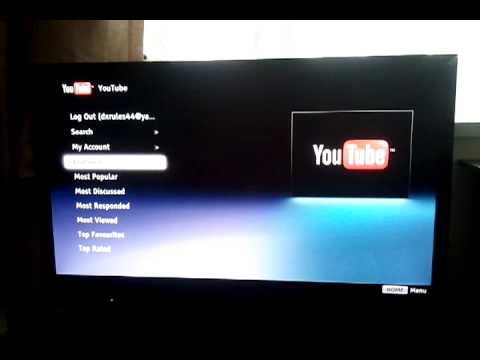 how to login to youtube on sony bravia