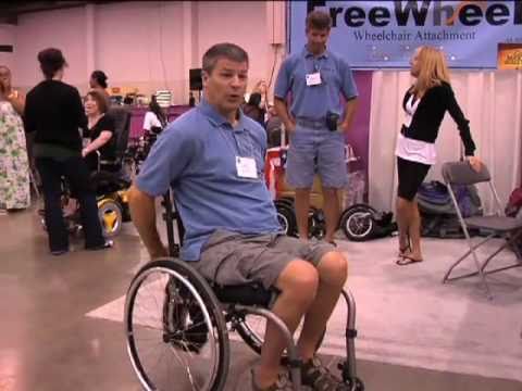Abilities Expo: FreeWheel - Wheelchair Attachment