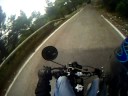 Descente du Faron en pit bike