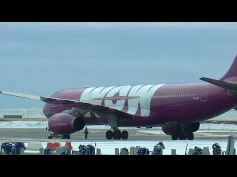 Islands Fluggesellschaft Wow Air stellt den Betrieb e ...