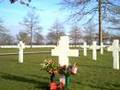 Christmas 2007 at Margraten. Grave of Pfc. Andrew J. Scalf
