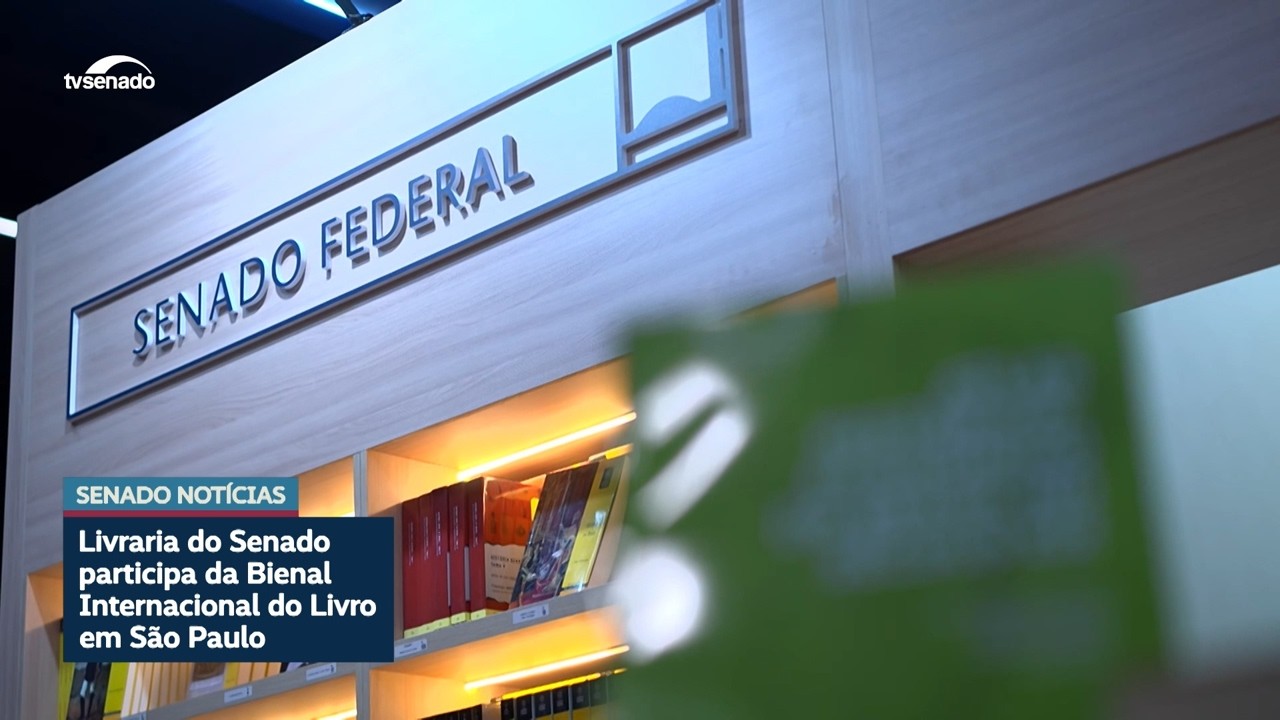 Coleção "Escritoras do Brasil" faz parte do acervo da Livraria do Senado na Bienal de SP