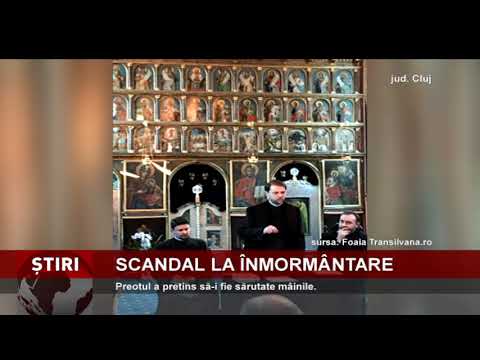 Preot sancționat după un scandal la o înmormântare, într-un sat din județul Cluj.