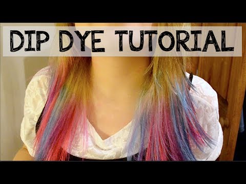 how to dip dye hair with xxl