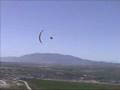 Paramotoring tiny glider made for a little kid