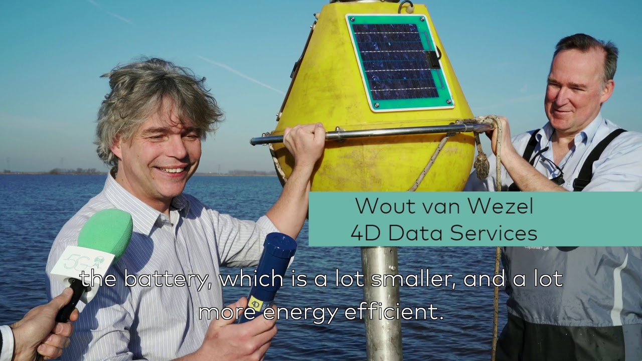 Waterkwaliteit meten met sensoren en 5G technologie