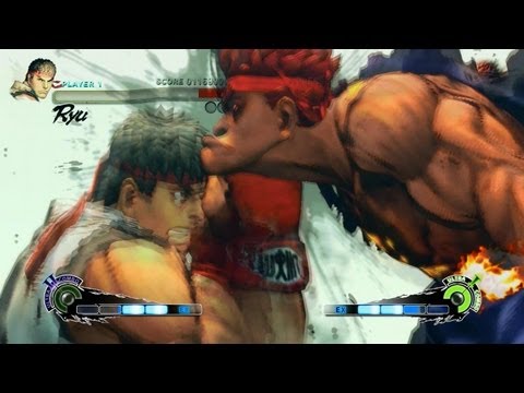 Super Street Fighter 4 - A walkthrough of the PC version of Super Street Fighter IV Arcade Edition HD with Ryu and Metsu Shoryuken as his Ultra II 2 combo + Secret Evil Ryu boss figh...