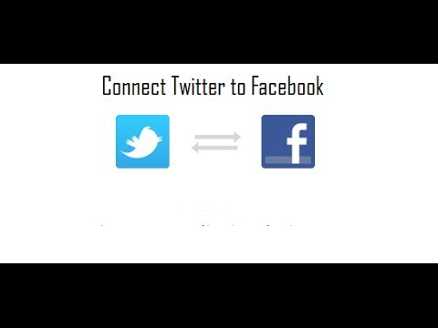 how to connect twitter with facebook