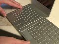 Folding laptop filmed!