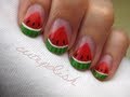 Watermelon Slice Nails