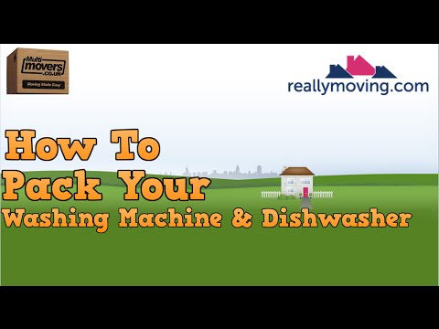 how to move a dishwasher