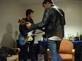 The Cribs and Johnny Marr jam backstage in Manchester 2/2/08 The Cribs and Johnny Marr jam backstage in Manchester 2/2/08
