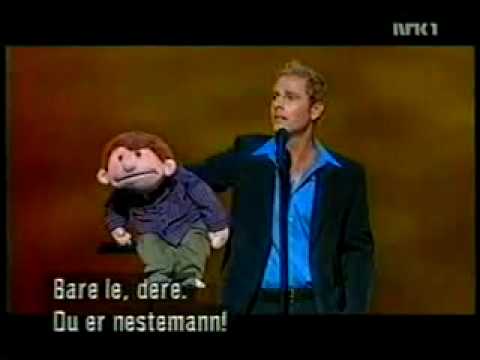 Paul Zerdin and Sam on Royal Variety Performance 2002