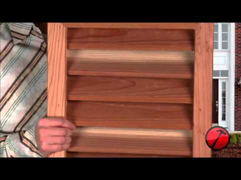 how to build a louvered vent