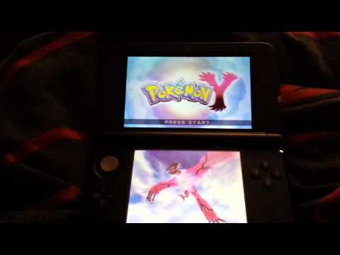how to start a new game on pokemon x