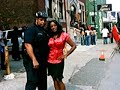 Detroit cop flirts with Saaphyri & gets a photo. Groupie Cop
