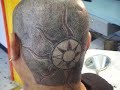TATTOO HEAD PIECE WITH TRIBAL BACK 
