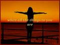 clip video Frank Sinatra All the things you are