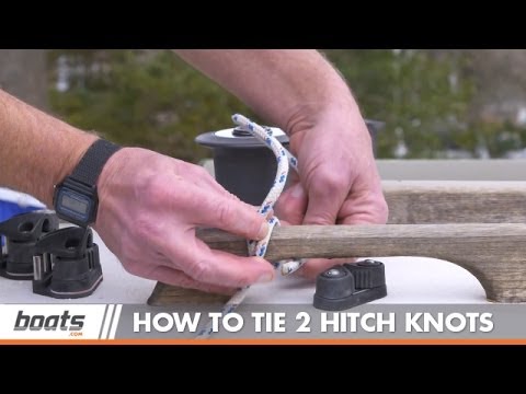 how to tie a cleat hitch video