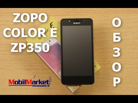 Обзор Zopo ZP350 Color E (LTE, 1/8Gb, yellow)