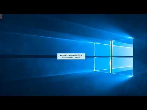 Pause and resume file copy in Windows