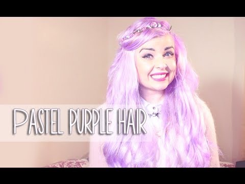 how to dye your hair a pastel purple