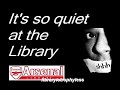 arsenal fans quiet in the library