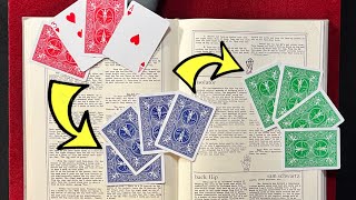 Make Cards “BACK FLIP” Color Changing Card Tri