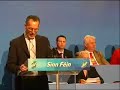 Gerry Kelly opening the Peace Process session