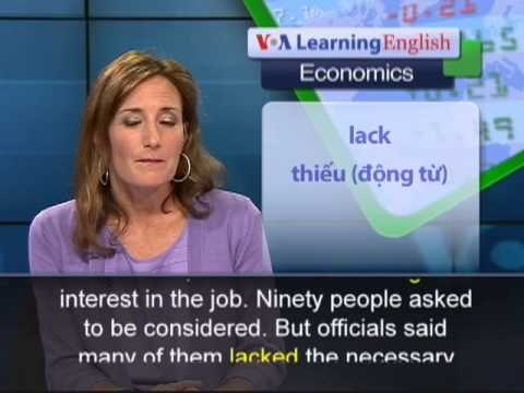 Anh ngữ đặc biệt: South Africa jobs and skills (VOA)