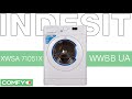 Video review Indesit XWSA 71051X WWBB (UA)
