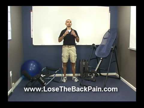 decompression - http://www.LoseTheBackPain.com Spinal Decompression is a great way to get lasting back pain relief. This video demonstrates a few ways you can decompress you...