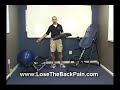 www.LoseTheBackPain.com Spinal Decompression is a great way to get lasting back pain relief. This video demonstrates a few ways you can decompress your spine
