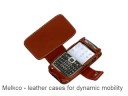 Melkco Tasche Leder Etui cuir ~Nokia E71 Book Type (Red)