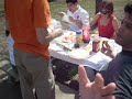 Hamburguesas en el parque
