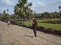Walking around Angkor Wat itself, Cambodia