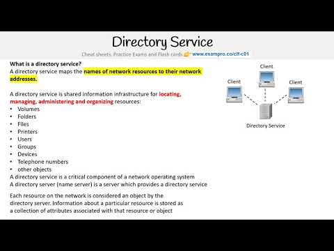 CLF-C01 — Directory Service