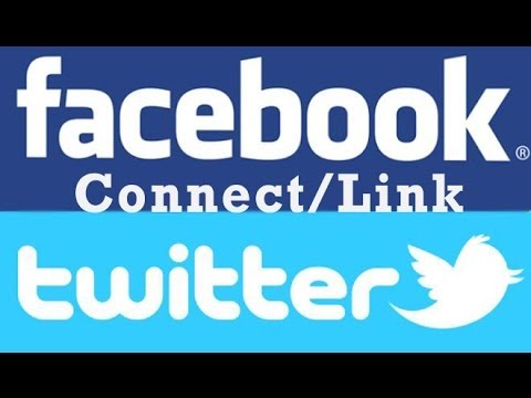 how to i link twitter to facebook