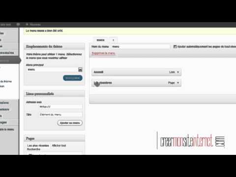 how to menu in wordpress
