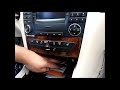 Removal & Installation of Radio / Navigation / CD Changer from 2003 to 2008 Mercedes E320.
