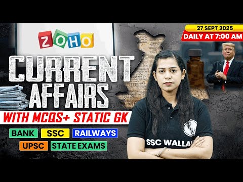 Current Affairs Today | 27 September Current Affairs 2025 | Daily Current Affairs | By Krati Mam