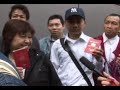 interview at infront of election day of myanmar embassy