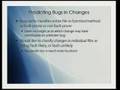 Predicting bugs in code changes using SCM information