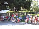 4th of july parade from the parades point of view
