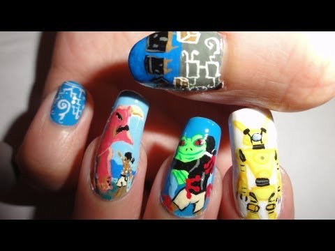 how to draw nail art