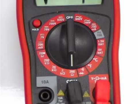 how to locate the armature leads with an ohmmeter
